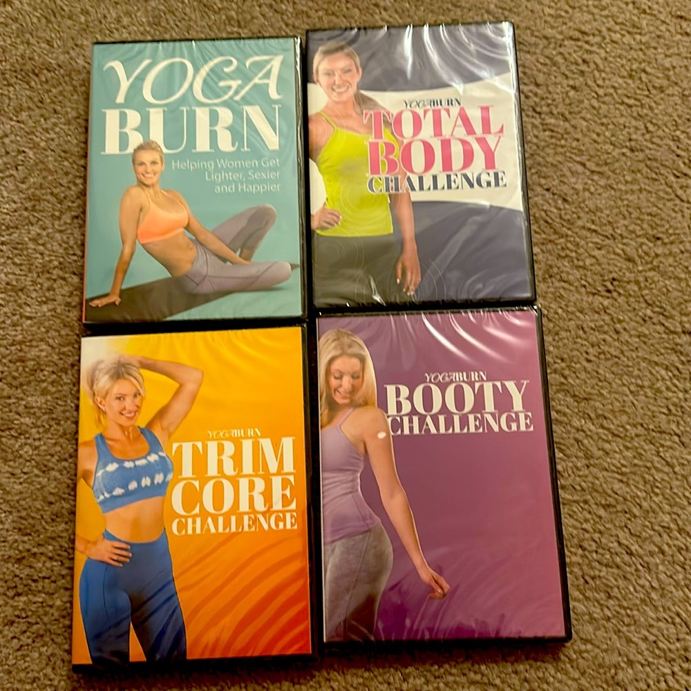 YogaBurn Flagship Fleet DVDs NWT